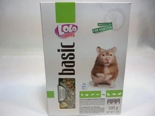 Корм для хом'ячків Lolo Pets 500 гр від компанії Шіпістік Shipistik - фото 1