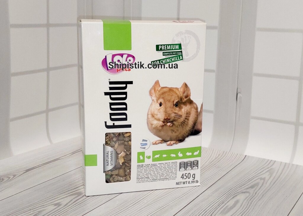 Корм для шиншил LoLo Pets. 450г від компанії Шіпістік Shipistik - фото 1