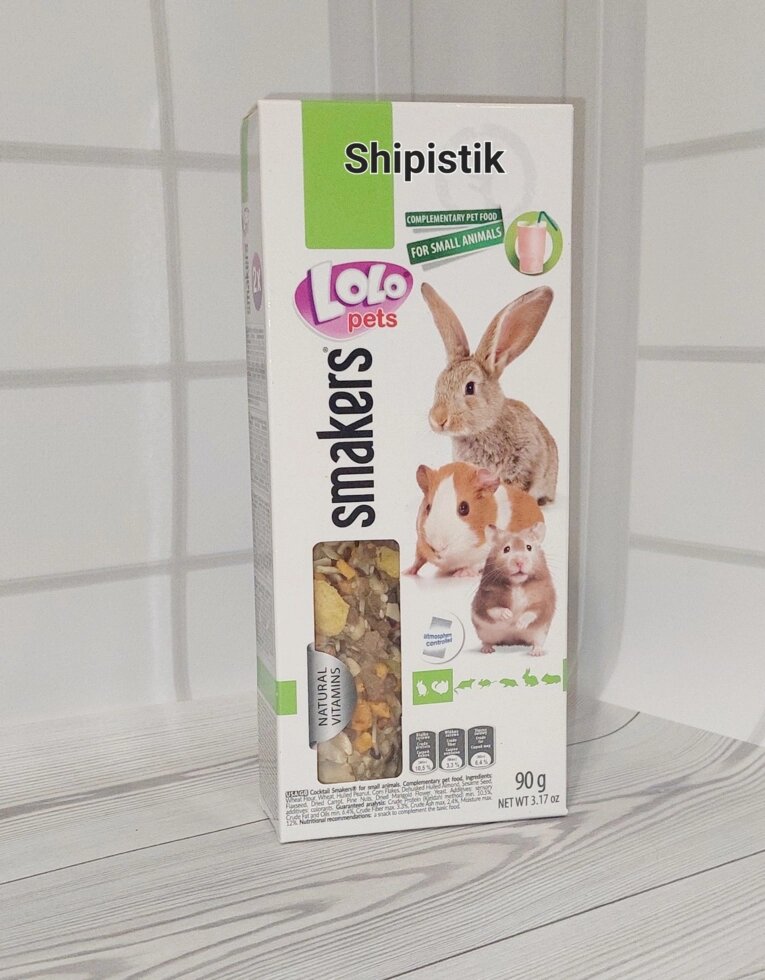Лакомства для грызунов, кроликов коктейль LoLo Pets ##от компании## Шипистик Shipistik - ##фото## 1