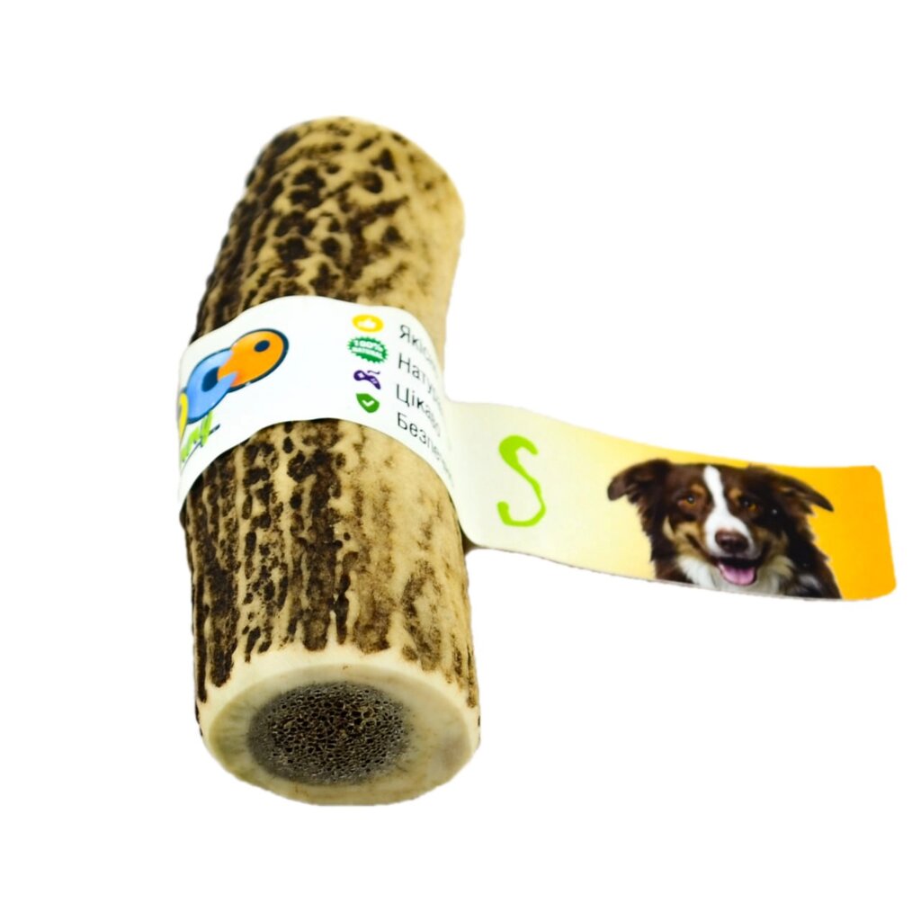 Ласощі для собак LOCO YUMMY Ріг оленя S від компанії Шіпістік Shipistik - фото 1