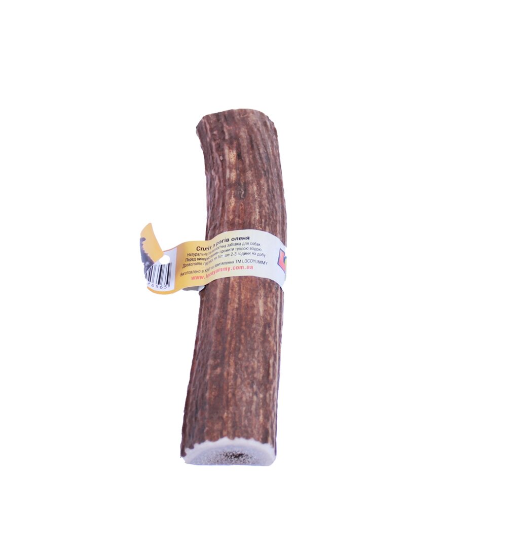 Ласощі для собак Спліт з рогів оленя LOCO YUMMY M від компанії Шіпістік Shipistik - фото 1