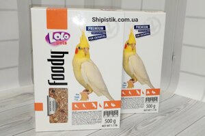 Lolo pets. Корм для Кореллі, какаріков і середніх папуг. 500 м Повнораціонний корм.