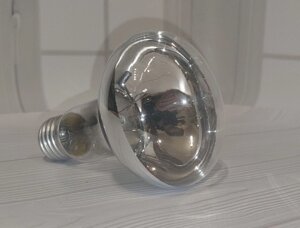 Дзеркальна лампа обігріву для тераріумів, акваріумів 100вт
