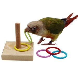 Розвиваюча інтерактивна іграшка для невеликих папуг