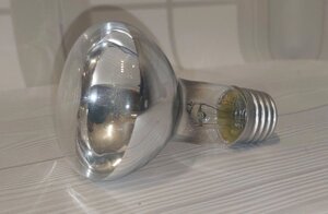 Дзеркальна лампа обігріву для тераріумів, акваріумів 60Вт