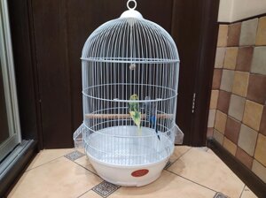Клітка для папуг, сов, і інших птахів Ф40х70 см