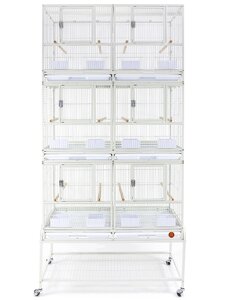 Вольєр-вітрина для середніх та великих птахів GOLDEN CAGE, HAMMERTONE A47 біла