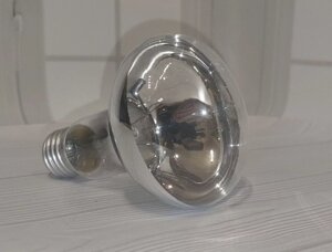 Дзеркальна лампа обігріву для тераріумів, акваріумів 75Вт