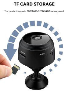 Бездротова Wi-Fi HD міні камера для відеоспостереження 4sport A9