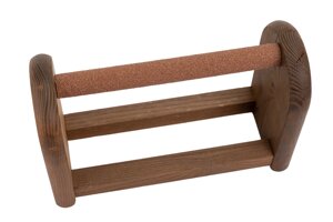 Жердинка кігтеточка з мінеральним напиленням для птахів+мініСТЕНД, LOCO TOY's, LT-2400