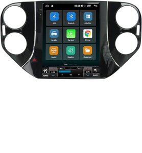 Штатна магнітола Topway для Volkswagen Tiguan 1 NF 2006 2008 2010 2012 2014 2016 Tesla Style Android GPS