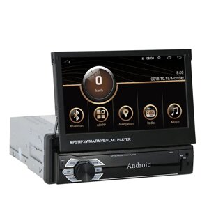 Магнітола 1Din 2/32GB Topway 9699 Android 14 WI-FI GPS (Висувний екран) Bluetooth