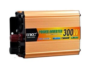 Перетворювач струму інвертор UKC 12V-220V 300W коричневий