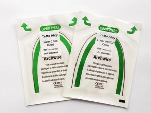 Дуги ортодонтичні TMA (Титан - Молібденові) 0.16 Upper