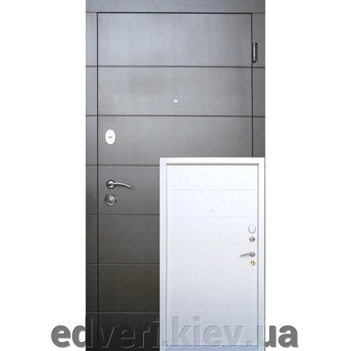 Дверь Элегант Стандарт Плюс (два цвета белая коробка) (960) ##от компании## E-dveri - ##фото## 1