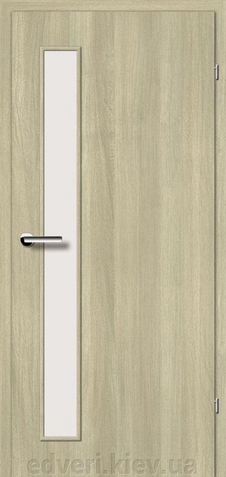 Двері Стандарт 2.2 Брама в'яз скандинавський зі склом від компанії E-dveri - фото 1