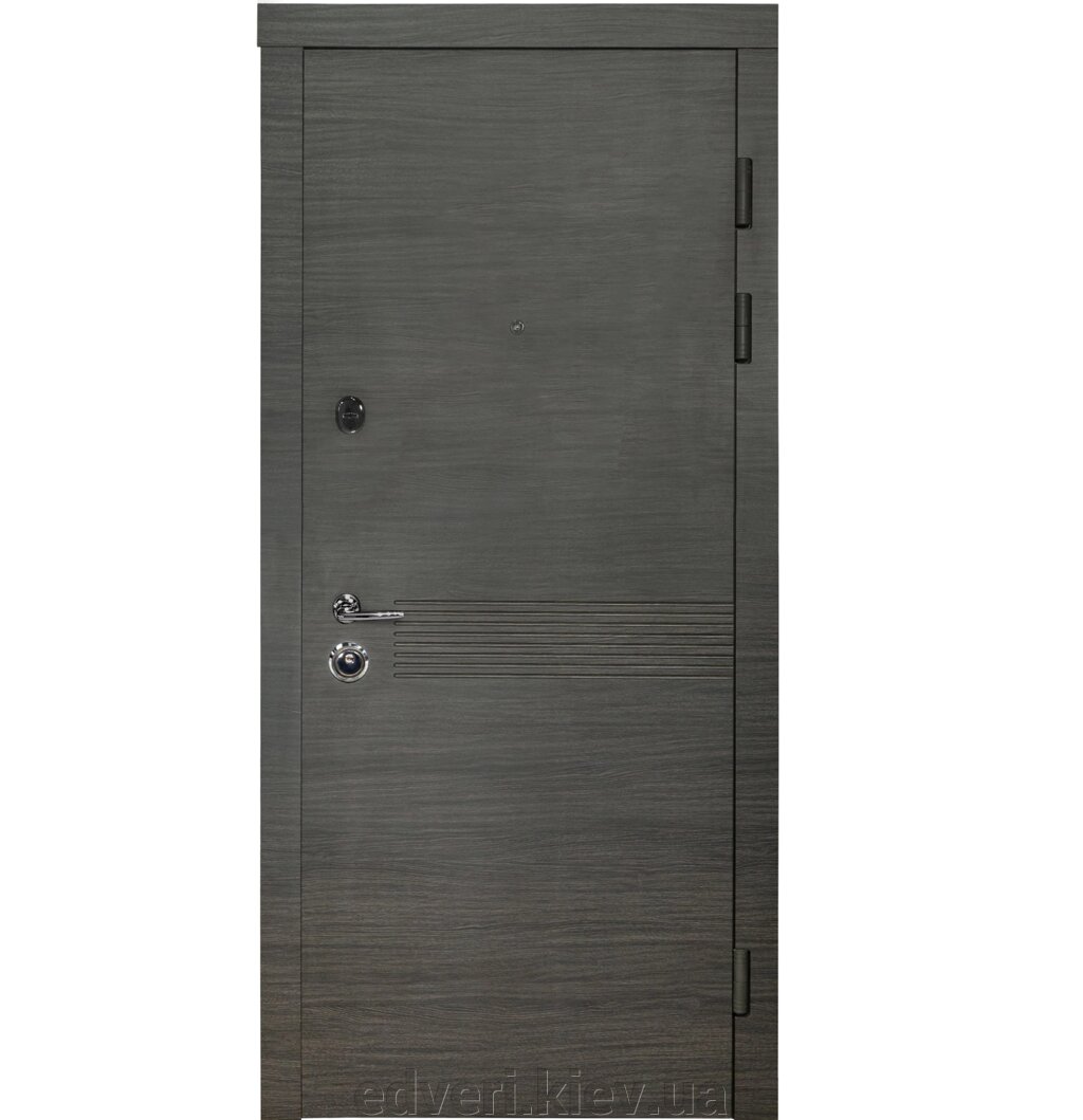 Двері В-83 модель 184 Венге горизонт сірий / Біле дерево ТМ Булат (квартира) від компанії E-dveri - фото 1