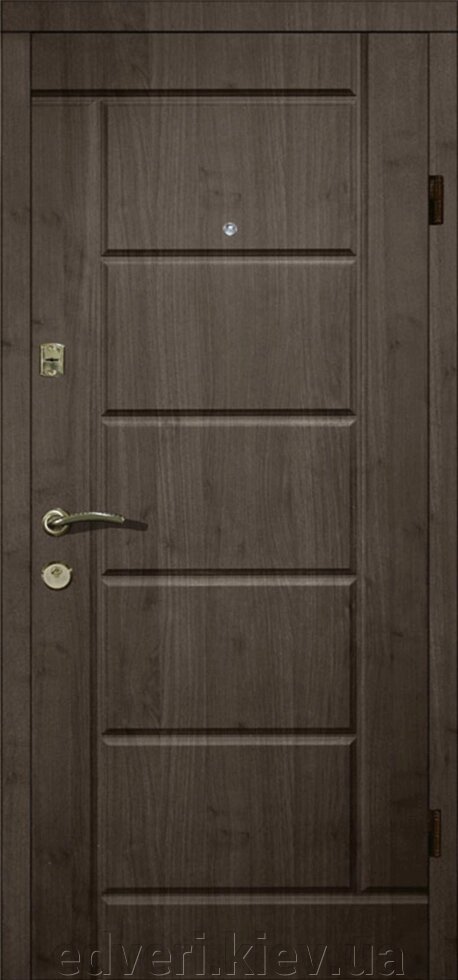 Двері вхідні MAGDA (Магда) - Магда Еліт 116 венге від компанії E-dveri - фото 1