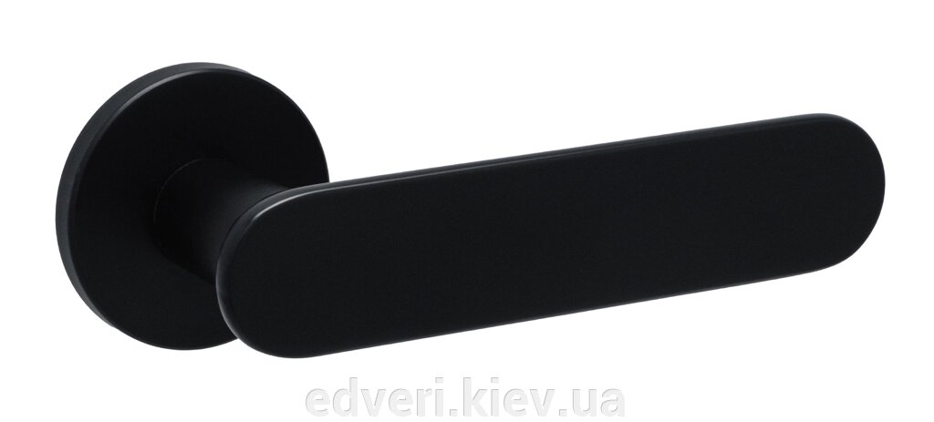 Дверна ручка Safita CLOUD RS MB матовий чорний від компанії E-dveri - фото 1