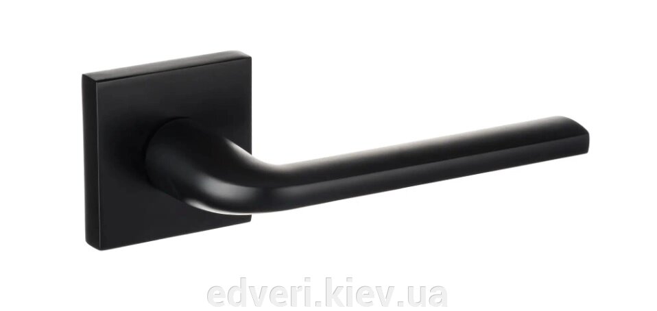 Дверні ручки Rich-Art Бона 6256 R27 FB чорний матовий від компанії E-dveri - фото 1