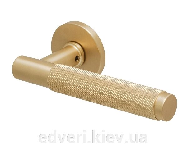 Дверні ручки Safita ENIGMA RS MG матове золото від компанії E-dveri - фото 1