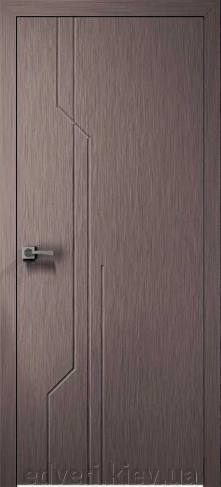Межкомнатные двери Базис цвет х-мокко - КОМПЛЕКТ (полотно, коробка, наличник) от компании E-dveri - фото 1
