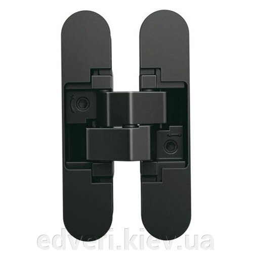 Петля звичайна або для прихованих коробів Anselmi AN 164 3D FVZ 12/38 чорна від компанії E-dveri - фото 1