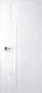 Межкомнатные двери Базис цвет х-белый - КОМПЛЕКТ (полотно, коробка, наличник)