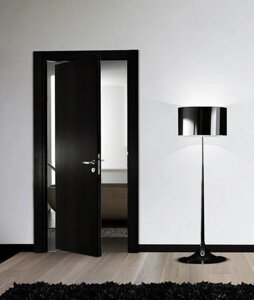 Комплект фурнітури Ergon Living T. E., LA (ширина дверей) = 77 см колір: чорний