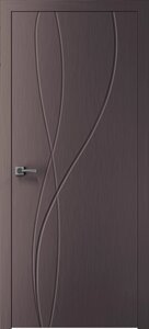 Міжкімнатні двері Міді колір х-мокко- КОМПЛЕКТ (полотно, коробка, лиштва)