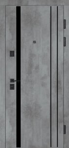 Двері Булат СТАТУС (квадро) Securemme, модель 549 / 551 Оксид темний / Оксид світлий (квартира)