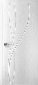 Міжкімнатні двері Миди колір х-білий- КОМПЛЕКТ (полотно, коробка, лиштва)