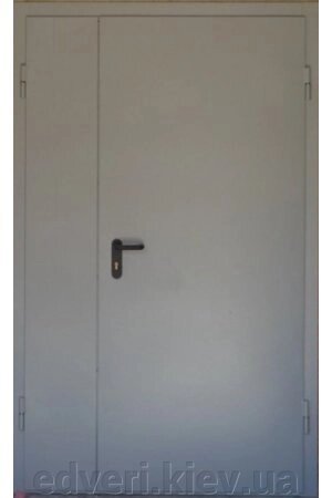 Протипожежні металеві двері EI-30 з притвором полуторні 1200мм від компанії E-dveri - фото 1