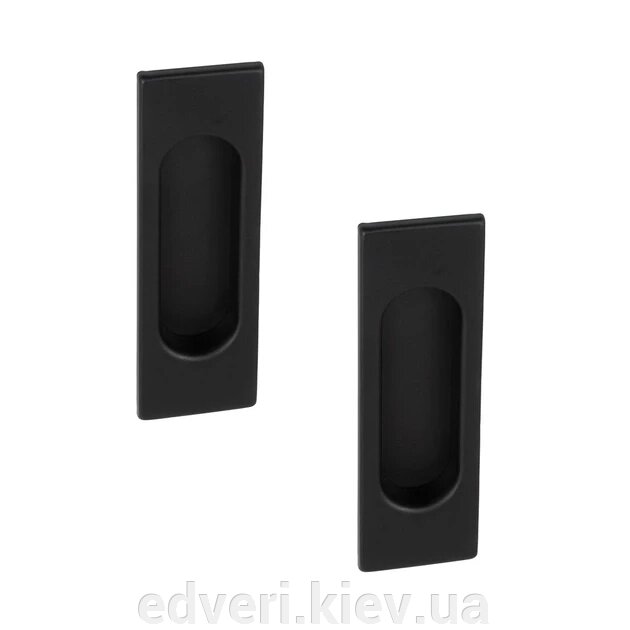 Ручки - черепашки для розсувних дверей Valcomp прямокутні, чорні від компанії E-dveri - фото 1