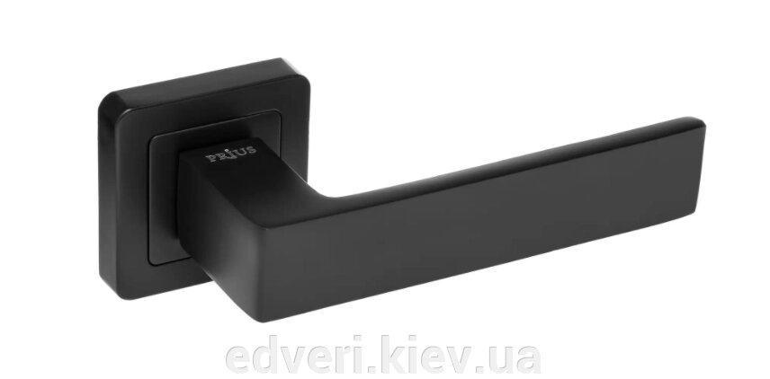Ручки дверні Prius Гравіс 57565 FB чорний матовий від компанії E-dveri - фото 1