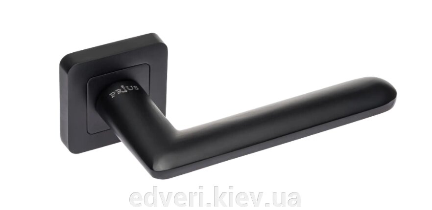 Ручки дверні Prius Каліпсо А298 R78 FB чорний матовий від компанії E-dveri - фото 1
