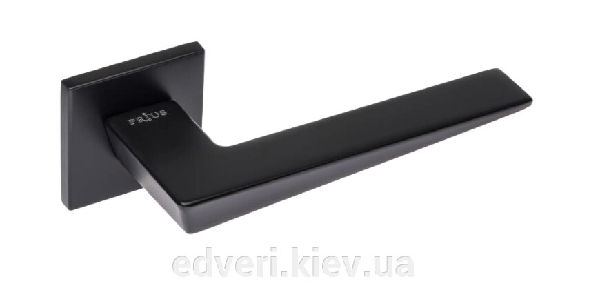 Ручки дверні Prius Пріма А527 FB чорний матовий від компанії E-dveri - фото 1
