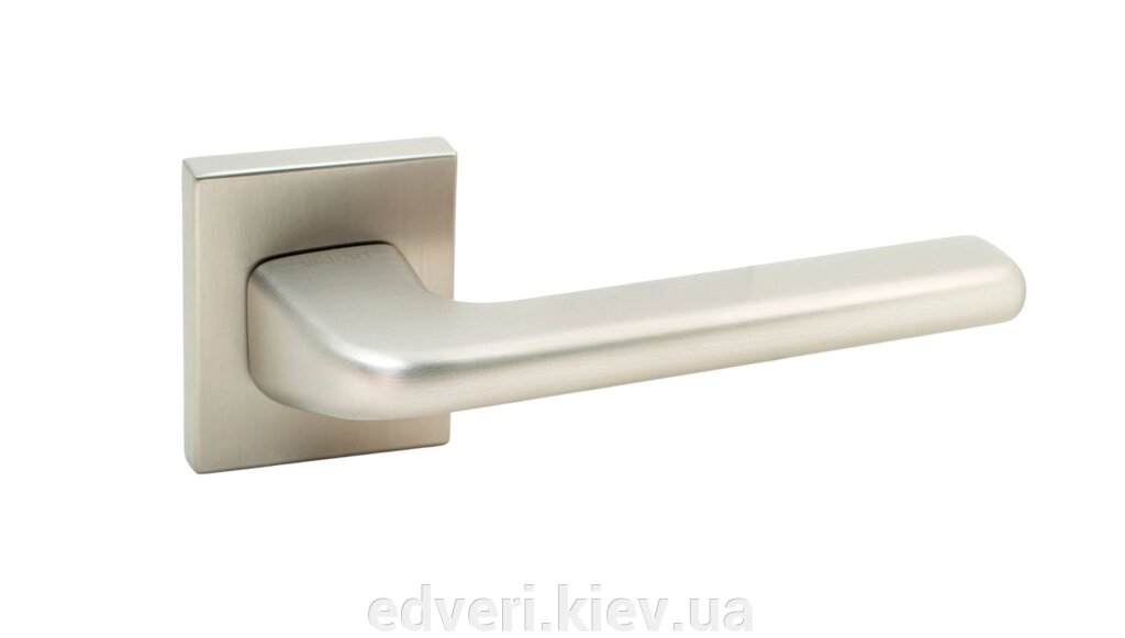 Ручки дверні Rich-Art Лідс 382 R64 MWSN матовий нікель браш від компанії E-dveri - фото 1