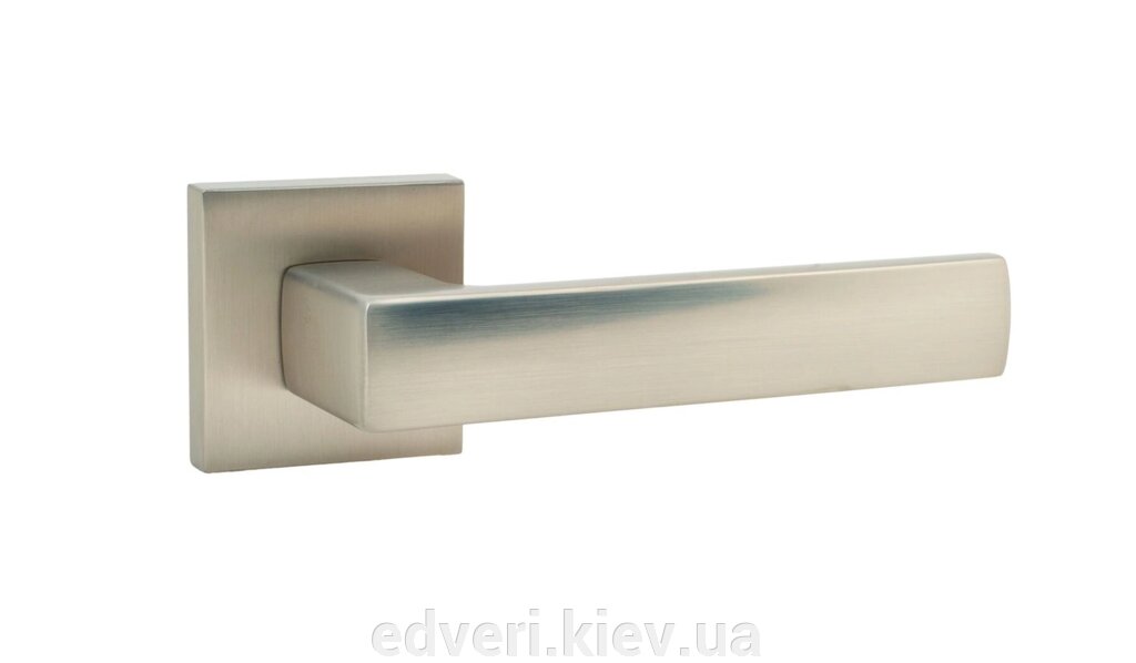 Ручки дверні Rich-Art Лівен 249 R64 MWSN матовий нікель браш від компанії E-dveri - фото 1
