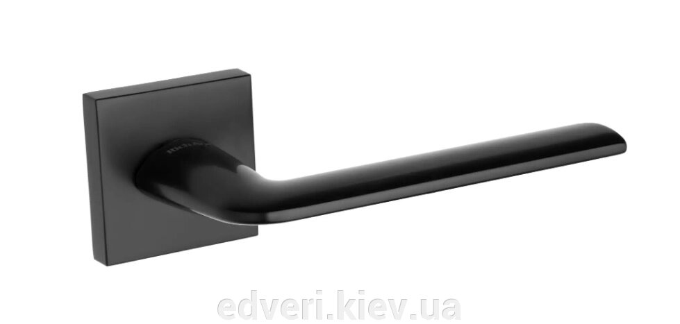 Ручки дверні Rich-Art Найс 491 R64 FB чорний від компанії E-dveri - фото 1