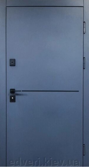 Вхідні двері Антрацит (серія "Крафт") Very Dveri від компанії E-dveri - фото 1