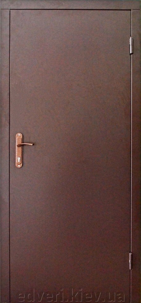 Вхідні двері Redfort Серія Економ Модель Технічна 2 листа металу від компанії E-dveri - фото 1