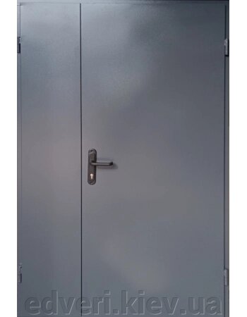 Вхідні двері Redfort Серія Економ Модель Технічна 2 листи металу RAL 7024 (1200) від компанії E-dveri - фото 1
