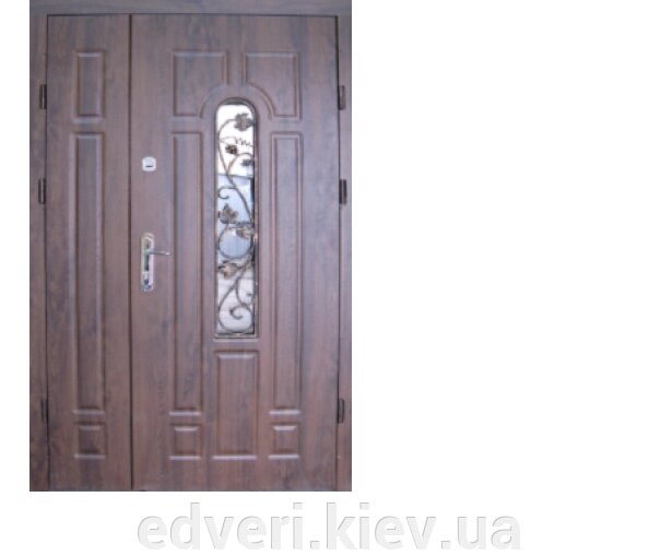 Вхідні двері Redfort Серія Оптима плюс Модель Арка з Куванням (1200) від компанії E-dveri - фото 1