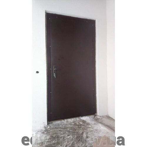 Вхідні металеві двері Технічна 2 листи металу (860) від компанії E-dveri - фото 1
