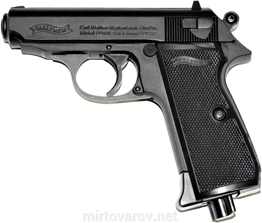 5.8315 Пістолет пневматичний Umarex Walther PPK/S Blowback кал. 4,5мм 1003456 від компанії Мір товарів - фото 1