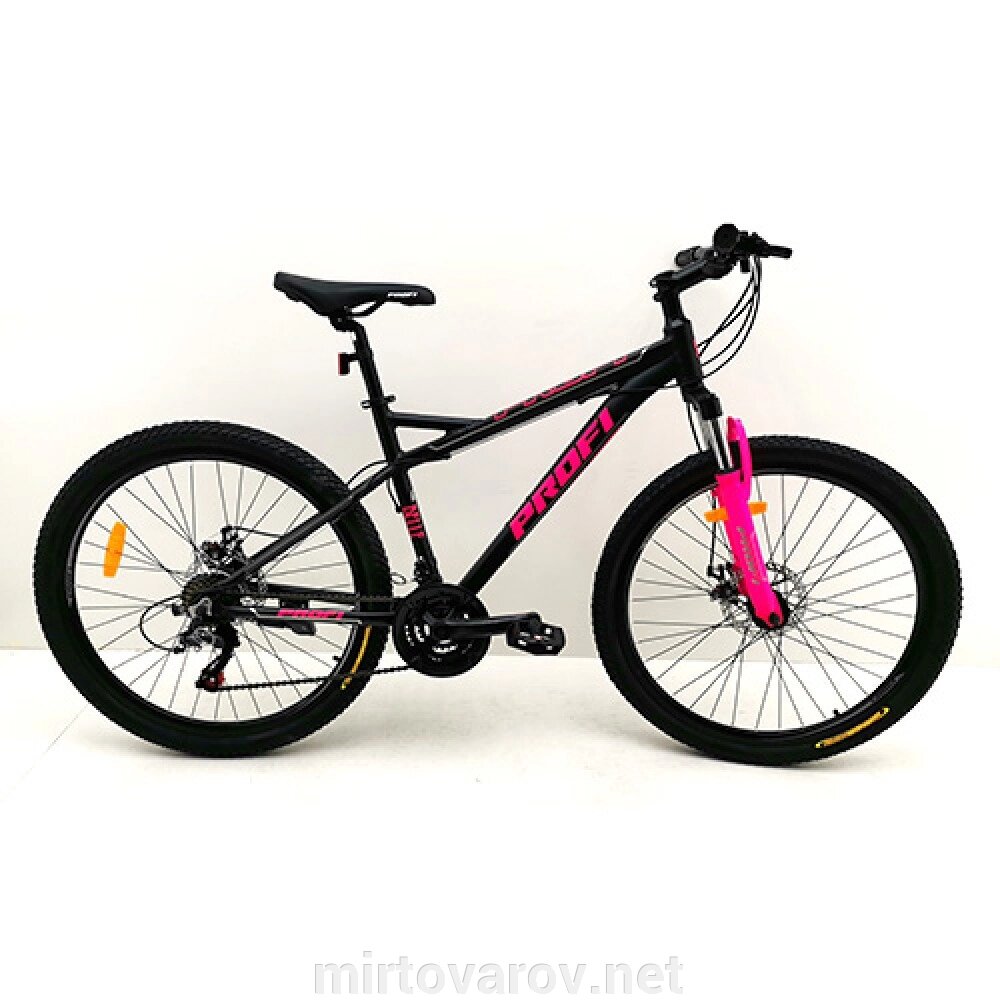 Алюмінієвий жіночий велосипед гірський MTB G26BELLE A26.2 SHIMANO колеса 26 дюймів/ колір чорно-малиновий ** від компанії Мір товарів - фото 1