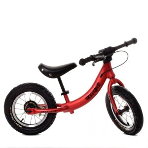 Беговел велобіг від дитячий PROFI KIDS дитячий колеса 12 дюймів алюмінієва рама M 5450A-1 червоний