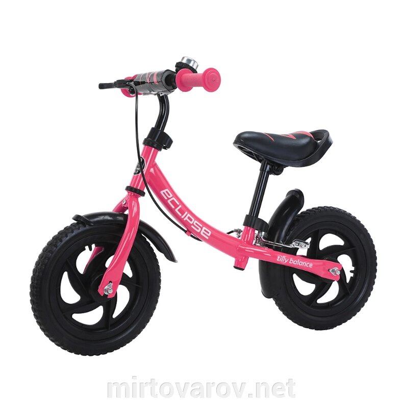 Беговел велобіг від дитячий BALANCE TILLY Eclipse T-21254/1 Rose колеса EVA 12 дюймів / рожевий від компанії Мір товарів - фото 1