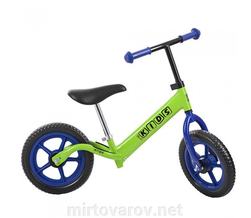 Беговел (велобіг від) дитячий Profi Kids 3436-4 колеса ЄВА 12 дюймів / зелений від компанії Мір товарів - фото 1